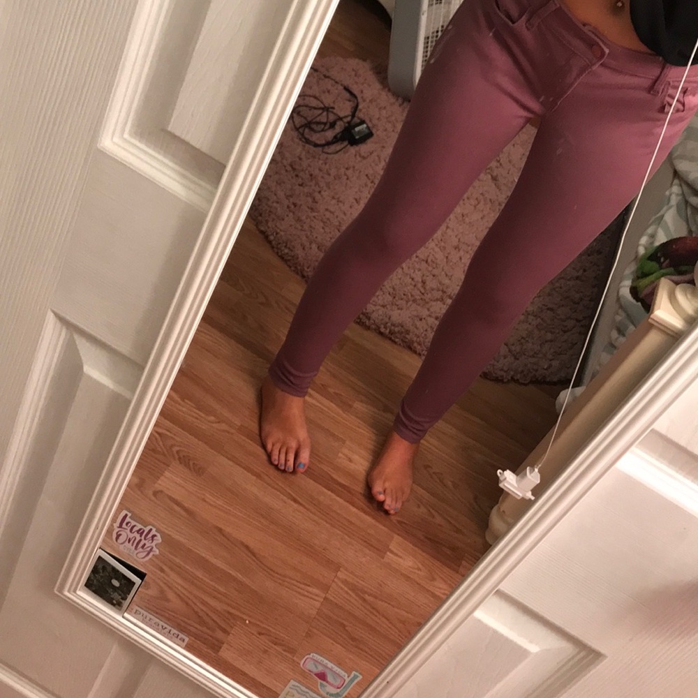 Light purple jeans